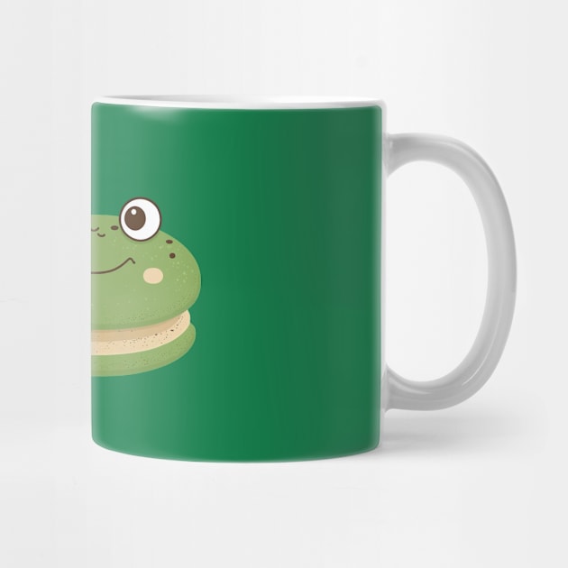 Funny Macaron Frog by UnrealArtDude